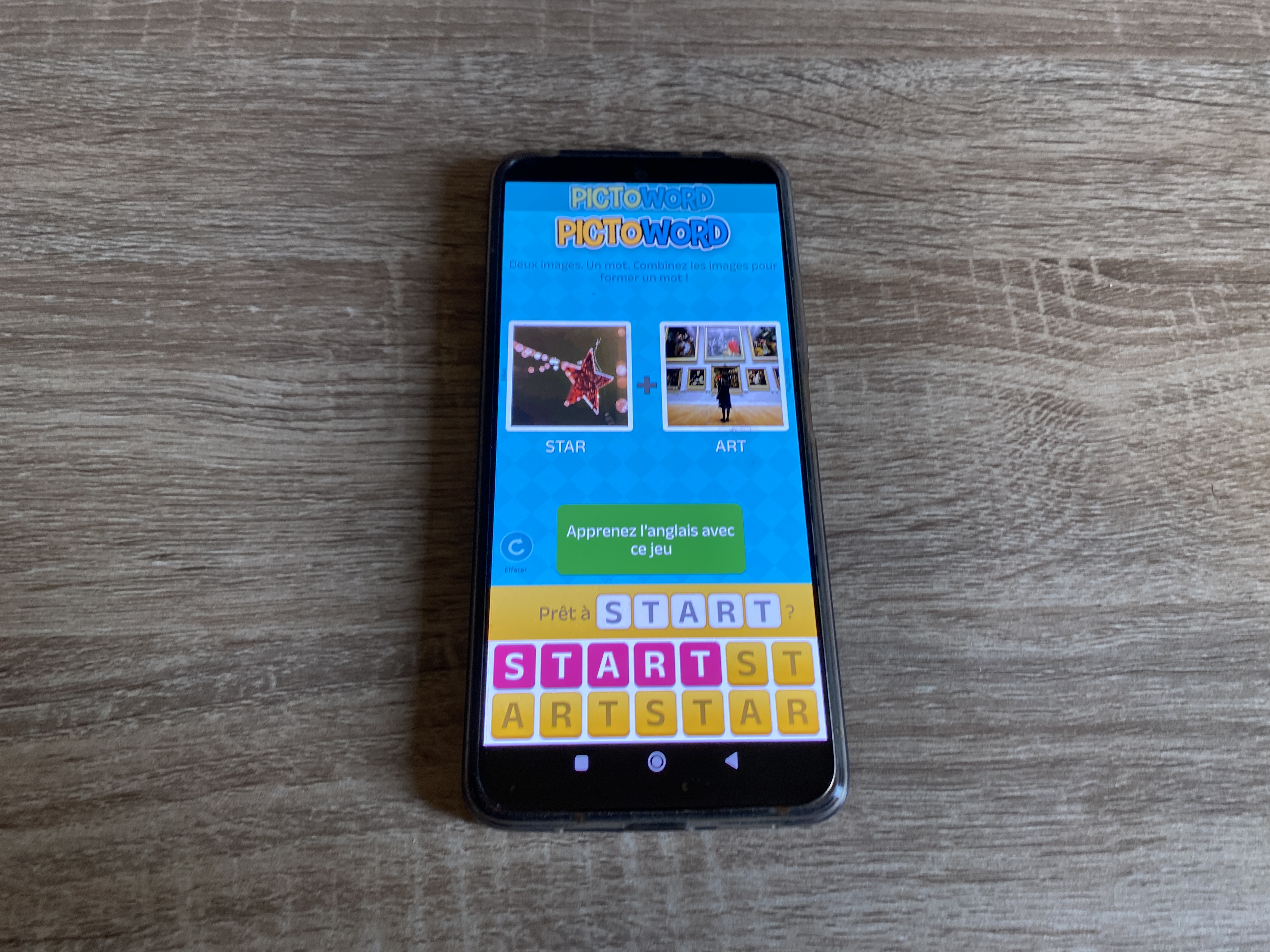 Pictoword : le jeu mobile fun pour progresser en vocabulaire anglais